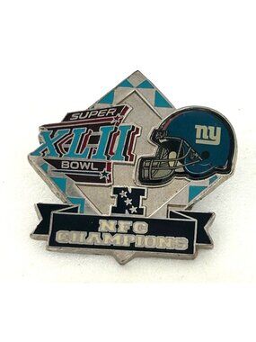 Super Bowl XLII NFC Champions NY Giants Pin By Aminco Football NFL